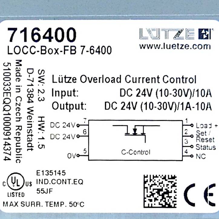 Lütze Überwachungsrelais LOCC-Box-FB 7-6400 (716400)-1