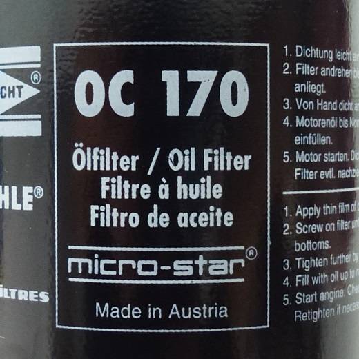 MAHLE Ölfilter 99 W 20 (OC 170)-1