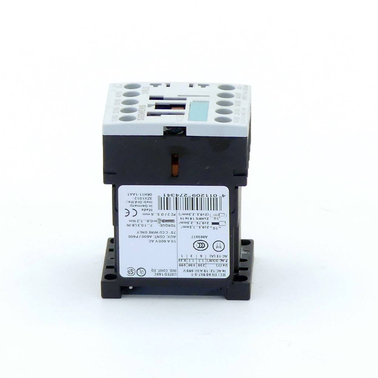 Siemens Hilfsschütz DC 4S/Hilf 24V 3A 3RH1140-1BB40-2