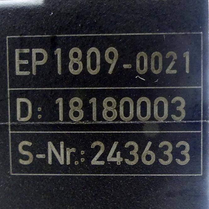 Beckhoff EP1809-0021, EtherCAT Box, 16-Kanal-Digital-Eingang, 24V DC, 3ms, M8Vorzugstyp-1