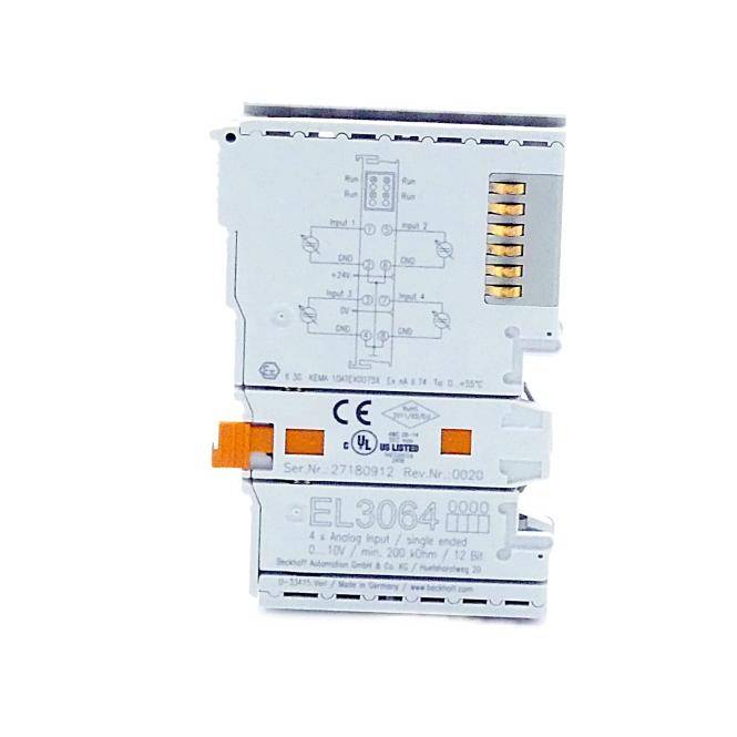 Beckhoff EL3064 EtherCAT-Klemme 4-Kanal-Analog-Eingang Spannung-2