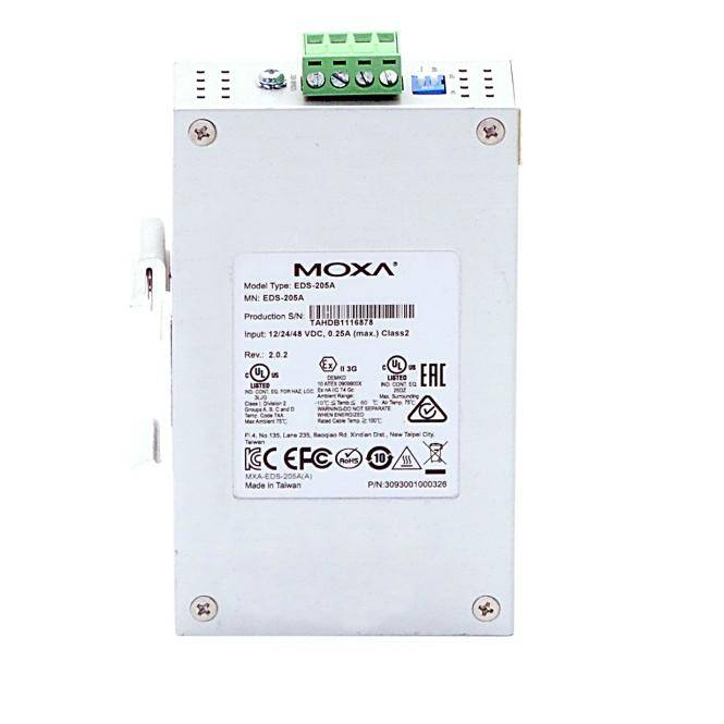 MOXA Unmanaged Industrial Ethernet Switch, 5 Port, EDS-205A (19006152)-2