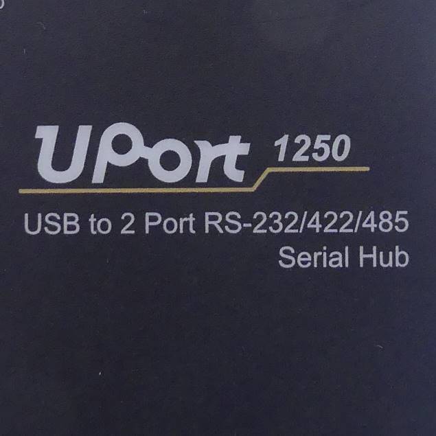USB auf 2-Port RS-232/422/485 serieller Hub UPort 1250-1