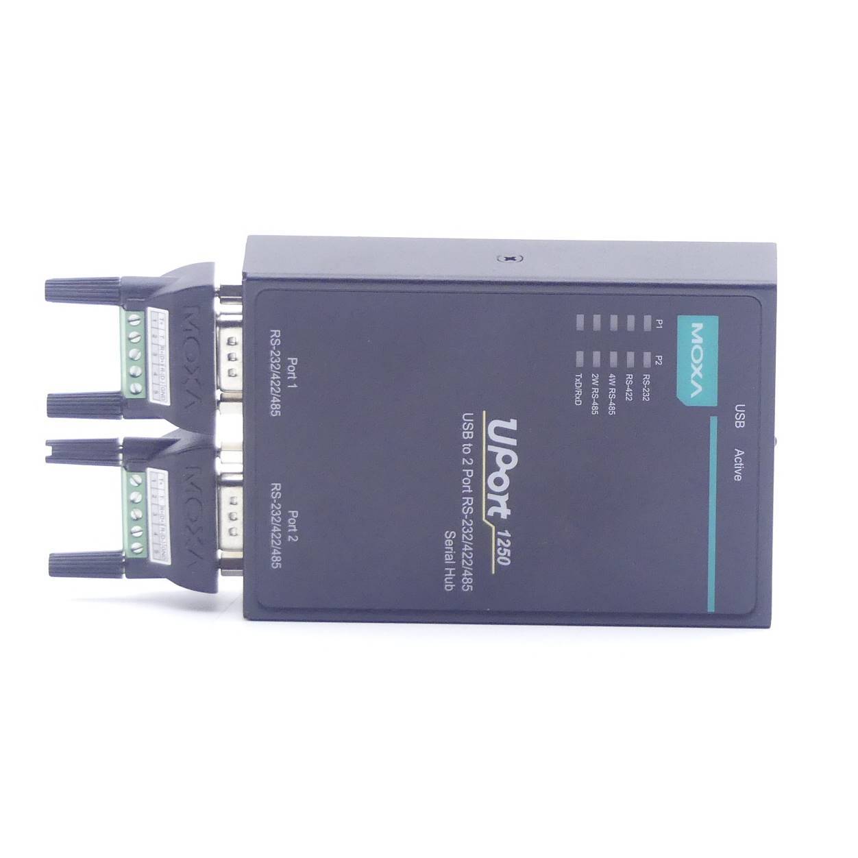 USB auf 2-Port RS-232/422/485 serieller Hub UPort 1250-3