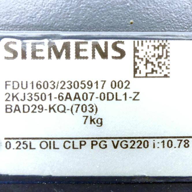 Siemens Getriebe (2KJ3501-6AA07-0DL1-Z)-1