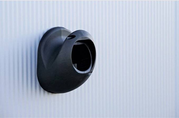 go-e CH-002-08-01, Kabelhalter, Wand, Kunststoff, Schwarz-1