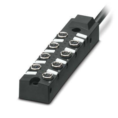 Phoenix Contact Verteilerbox SACB- 8/3-L-#1283016 2,5 m, 24 V, 2 A, 6 30 mm, 20 129,5 mm-0