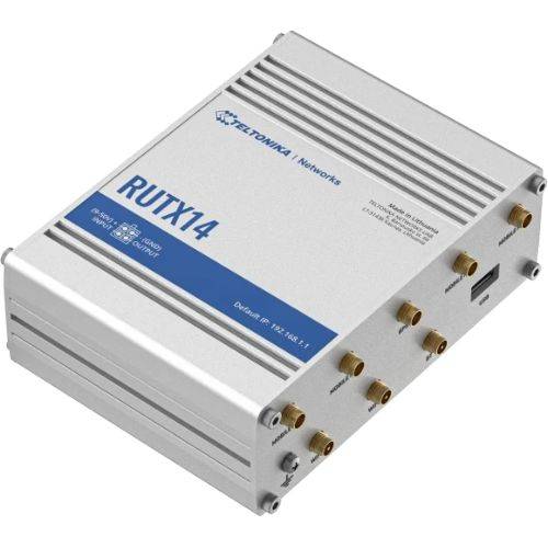 Teltonika RUTX14 - Router für Mobilfunknetz - Silber - Aluminium - Leistung - St-2