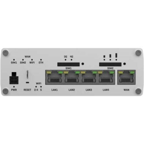 Teltonika RUTX14 - Router für Mobilfunknetz - Silber - Aluminium - Leistung - St-3