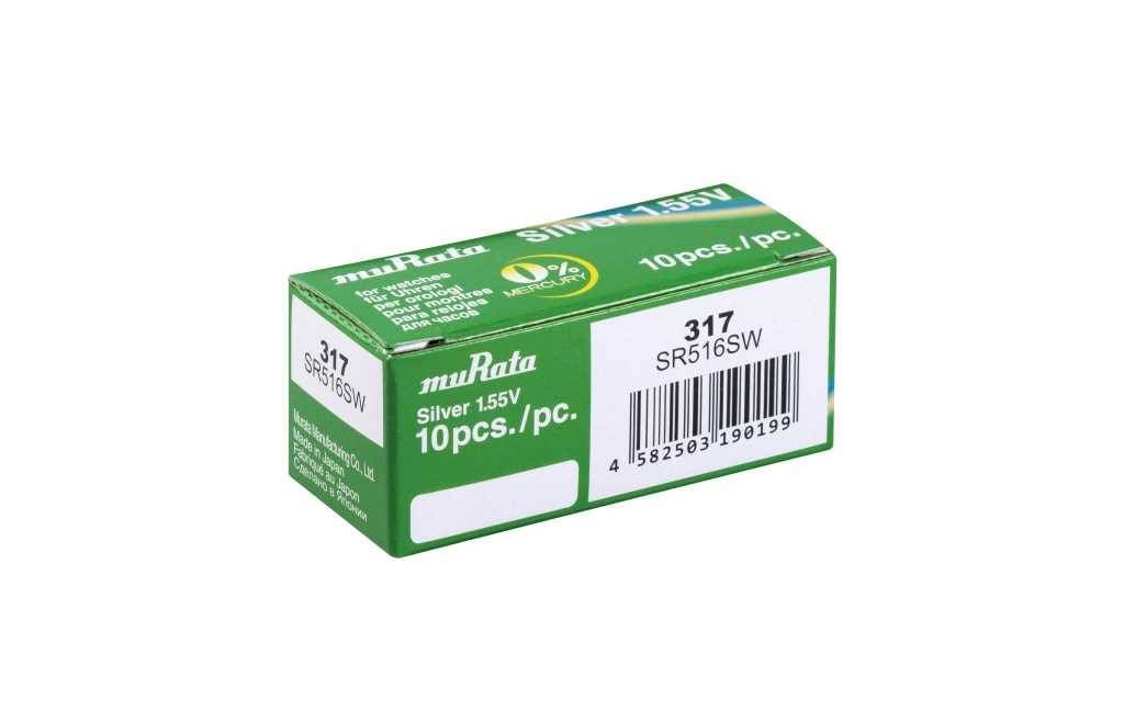 muRata Uhrenzelle 317 - SR516SW-0