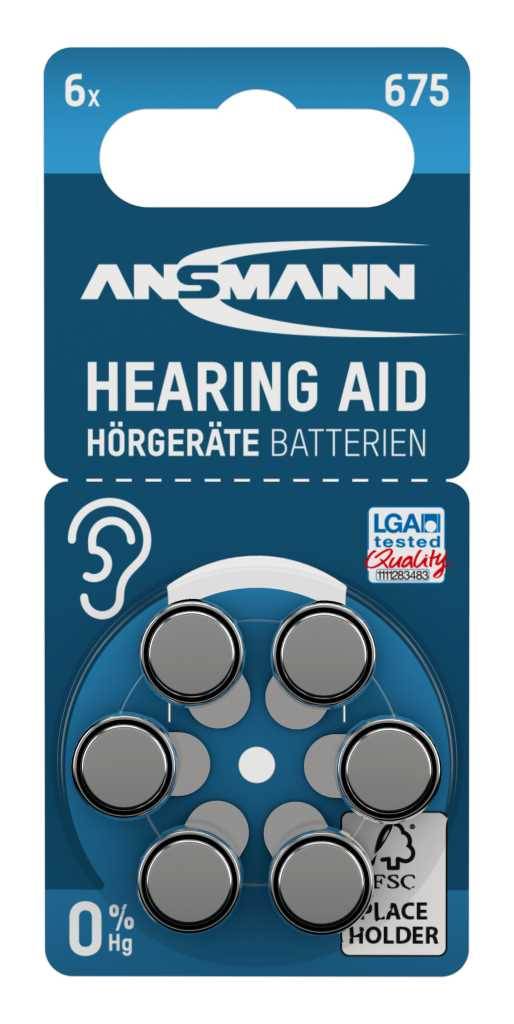 Ansmann AZA 675 - Einwegbatterie - Zink-Karbon - 1,4 V - 6 Stück(e) - 5,4 mm - 1,16 cm-0