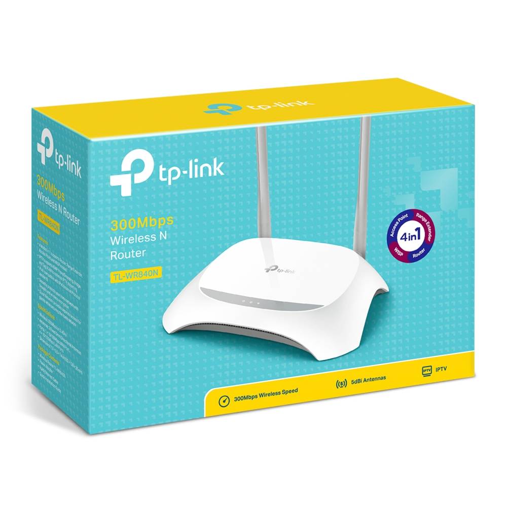 TP-LINK WL-Router TL-WR840N 300MBit V7.2 Access Point-0