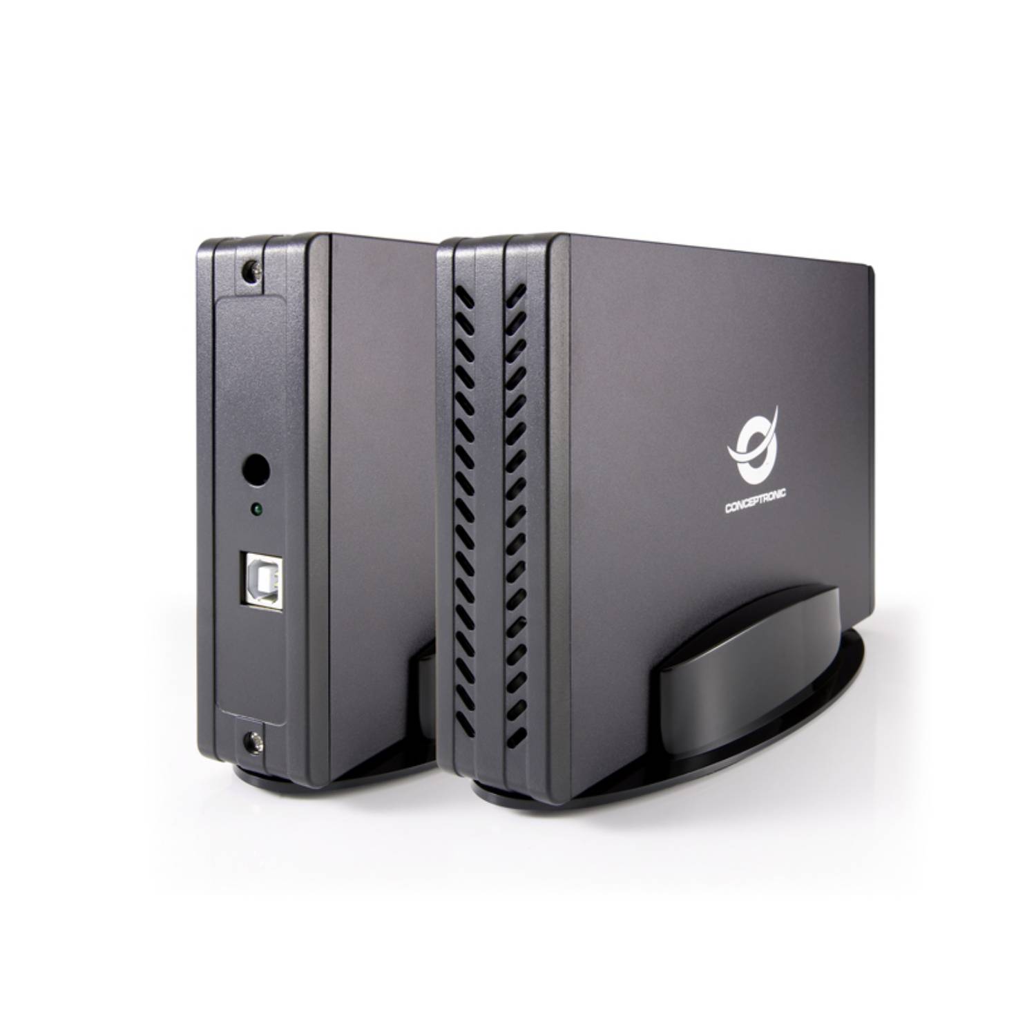 Conceptronic CHD3SU, HDD-Gehäuse, 3.5 Zoll, SATA, Serial ATA II, Serial ATA III, 0,48 Gbit/s, USB Anschluss, Schwarz-1