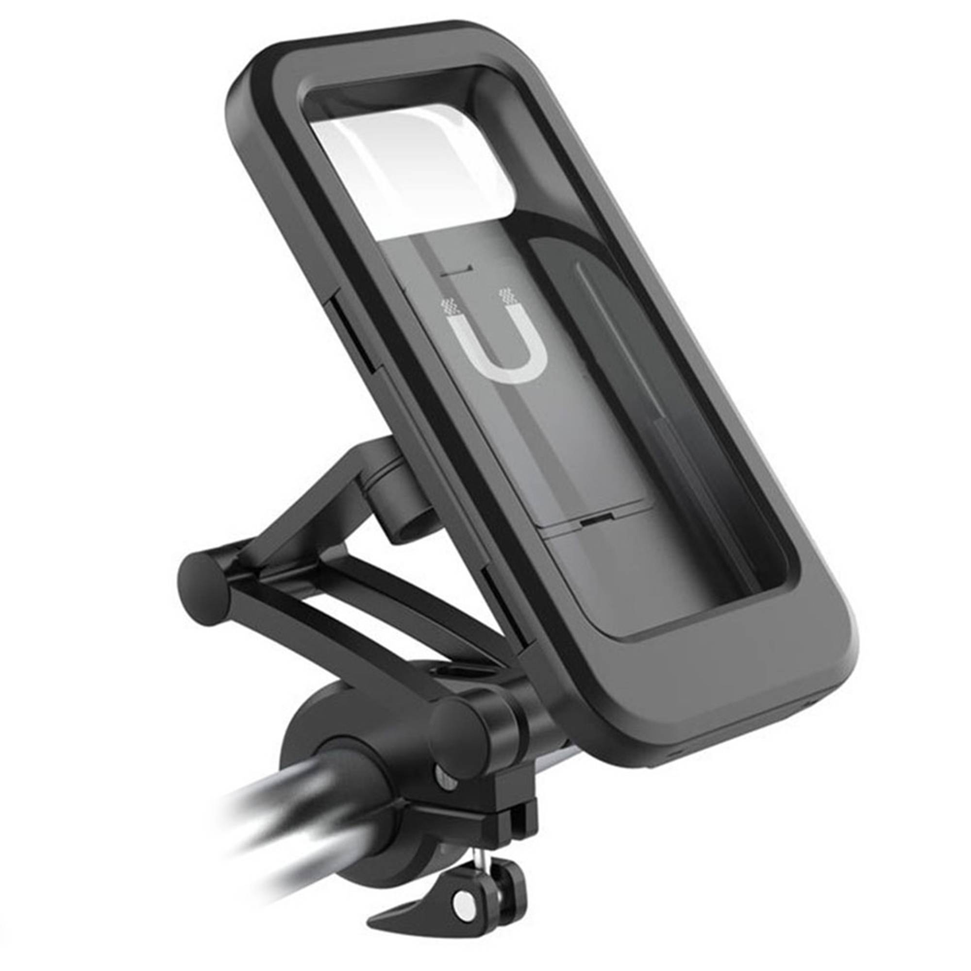 RealPower TourProtect, Handy/Smartphone, Passive Halterung, Fahrrad, Fahrrad / Auto, Schwarz-1
