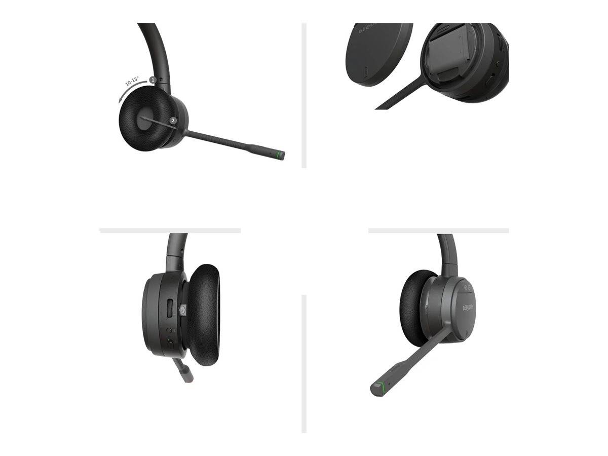 Gequdio GC-2 - Headset - On-Ear - DECT / Bluetooth-1