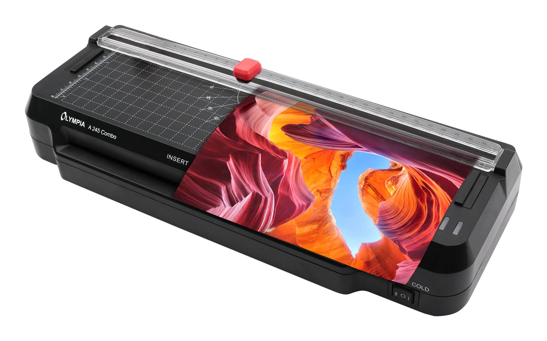 Olympia Laminator +Papierschneider A245 Combo schwarz Multimedia-Technik Laminiergeräte-3