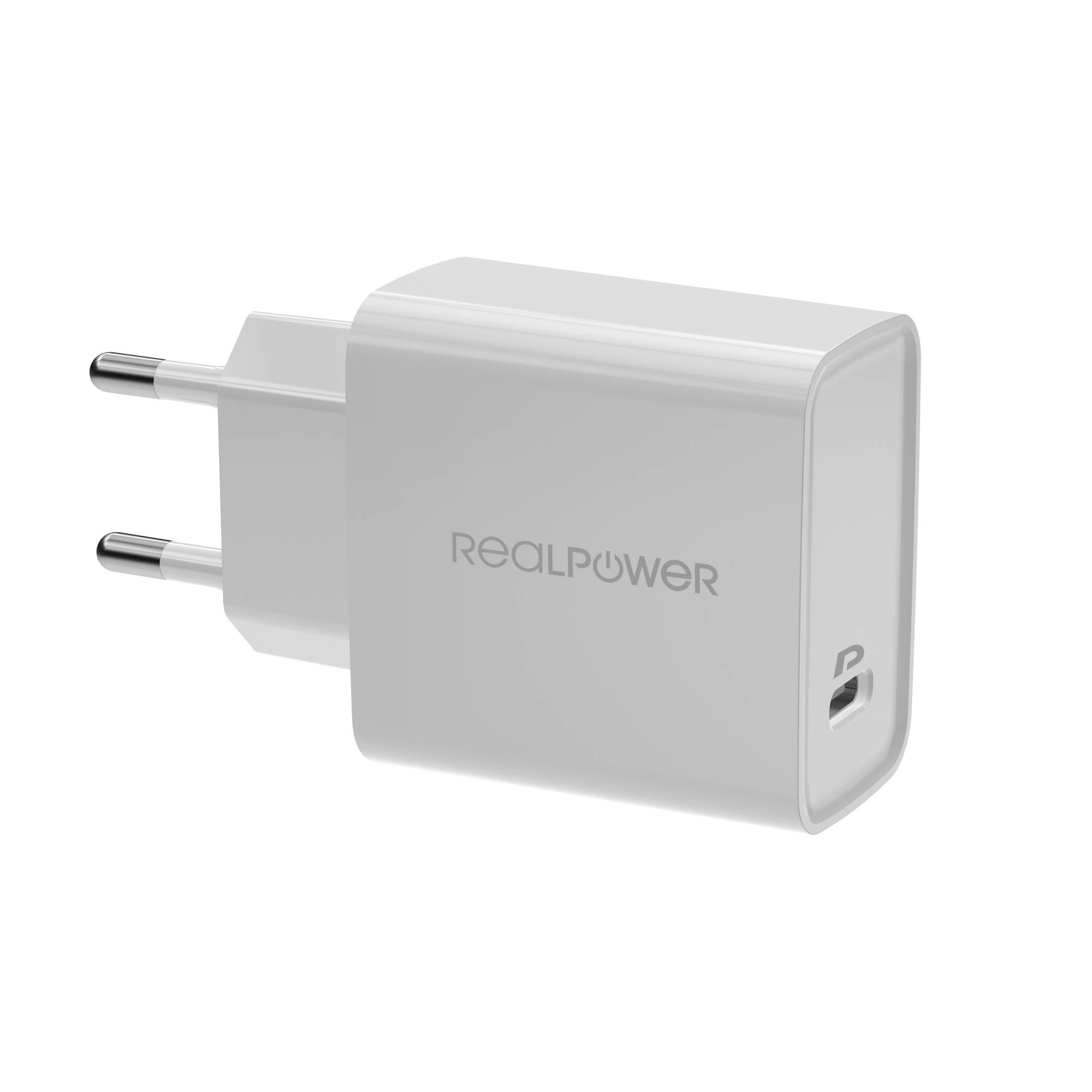 RealPower PC-MagSet, Indoor, AC, Kabelloses Aufladen, Weiß-1