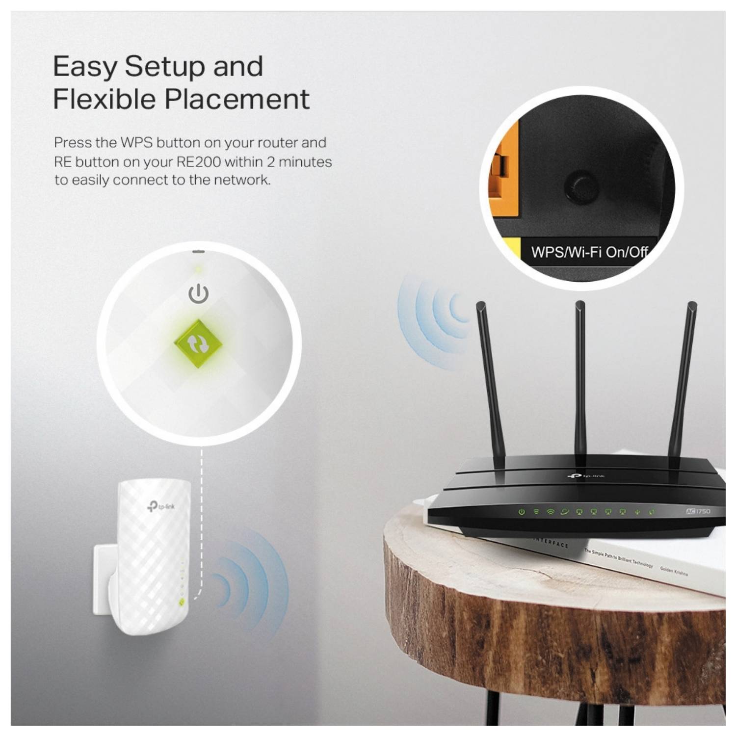 TP-LINK WL-Repeater RE200 AC750 Dual V5.60 - Router - WLAN-0