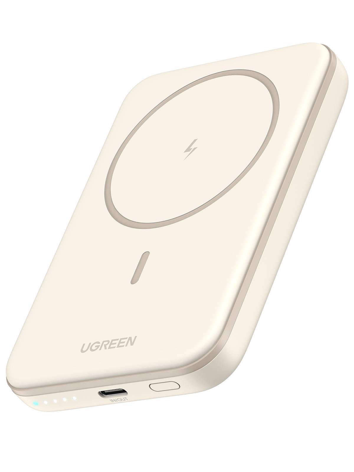 Ugreen Induktive Power Bank - Li-Ion - 5000 mAh - 18.5 Wh - 15 Watt - 3 A - PD 3.0, QC 2.0, USB BC 1.2 (24 pin USB-C)-3