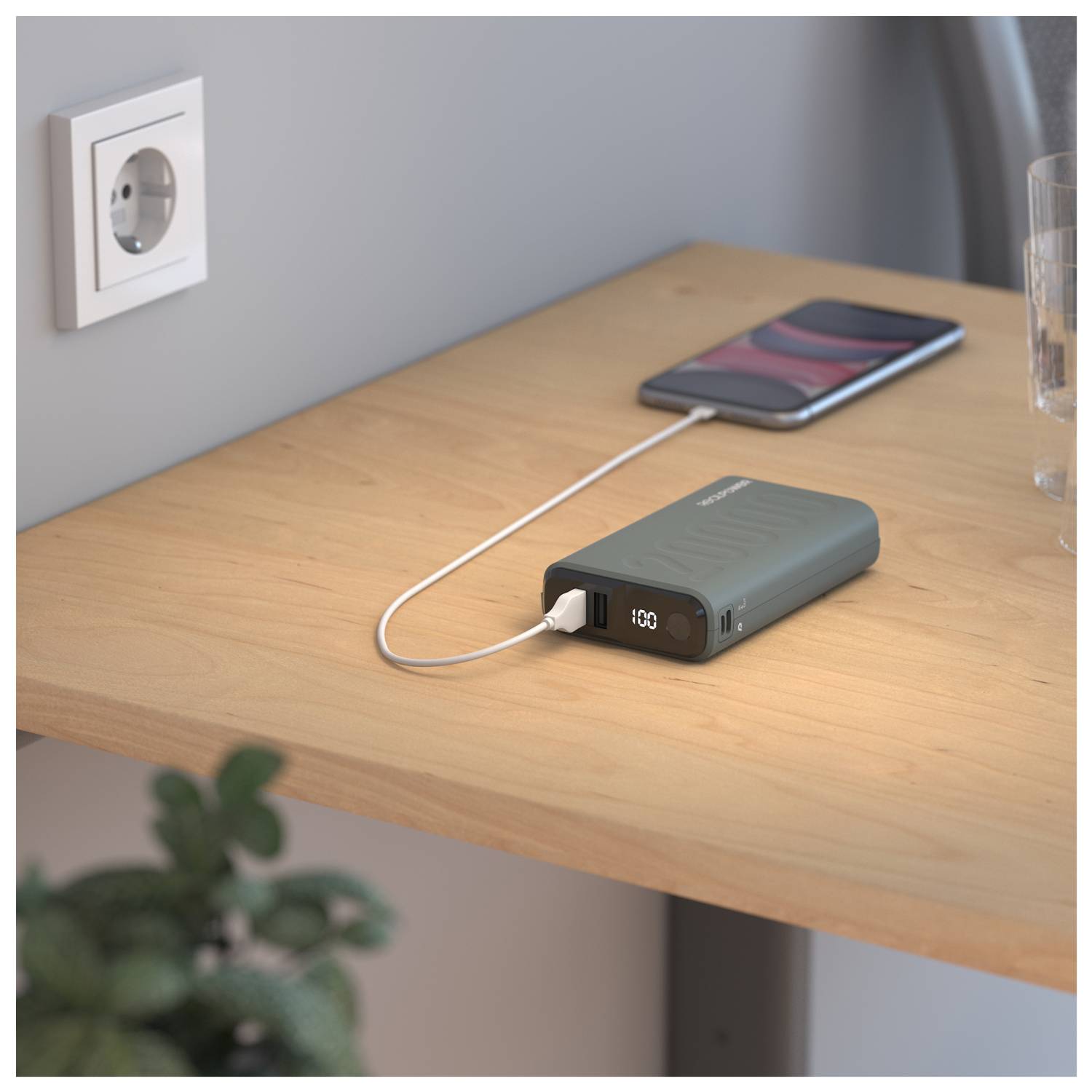 RealPower 333646, 20000 mAh, Grün-0