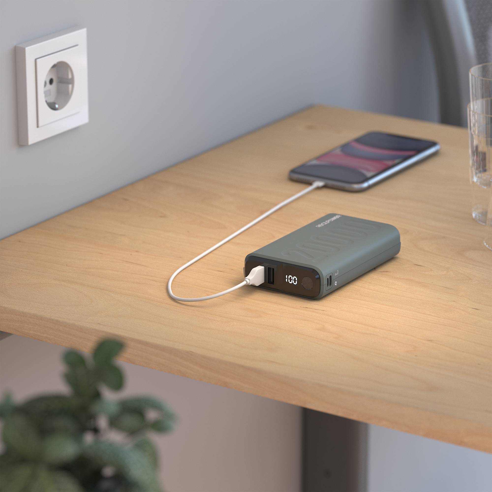 RealPower 333646, 20000 mAh, Grün-4