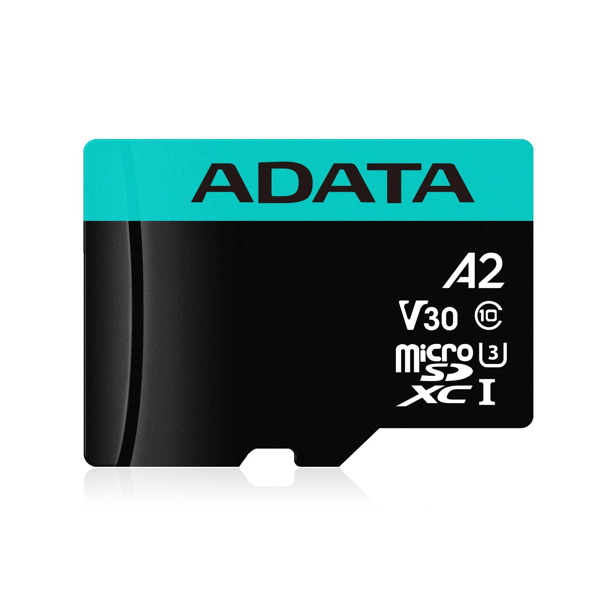 ADATA Premier Pro V30S - Flash-Speicherkarte (SD-Adapter inbegriffen) - 128 GB --1