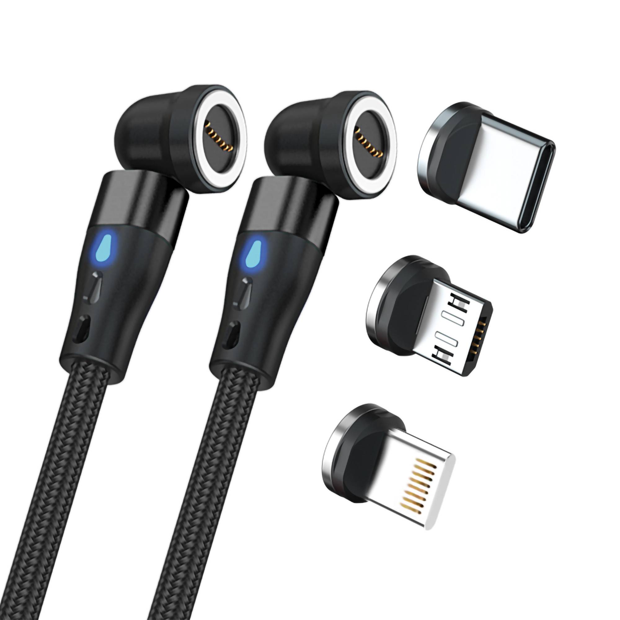 RealPower MagneticCharge2, 1 m, Schwarz-2