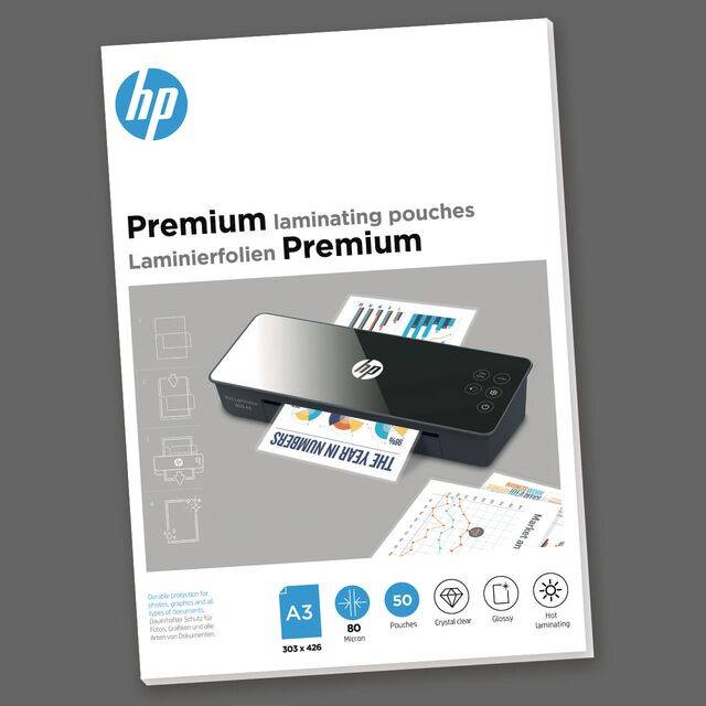 HP Premium - 80 Mikron - 50er-Pack - glänzend-1