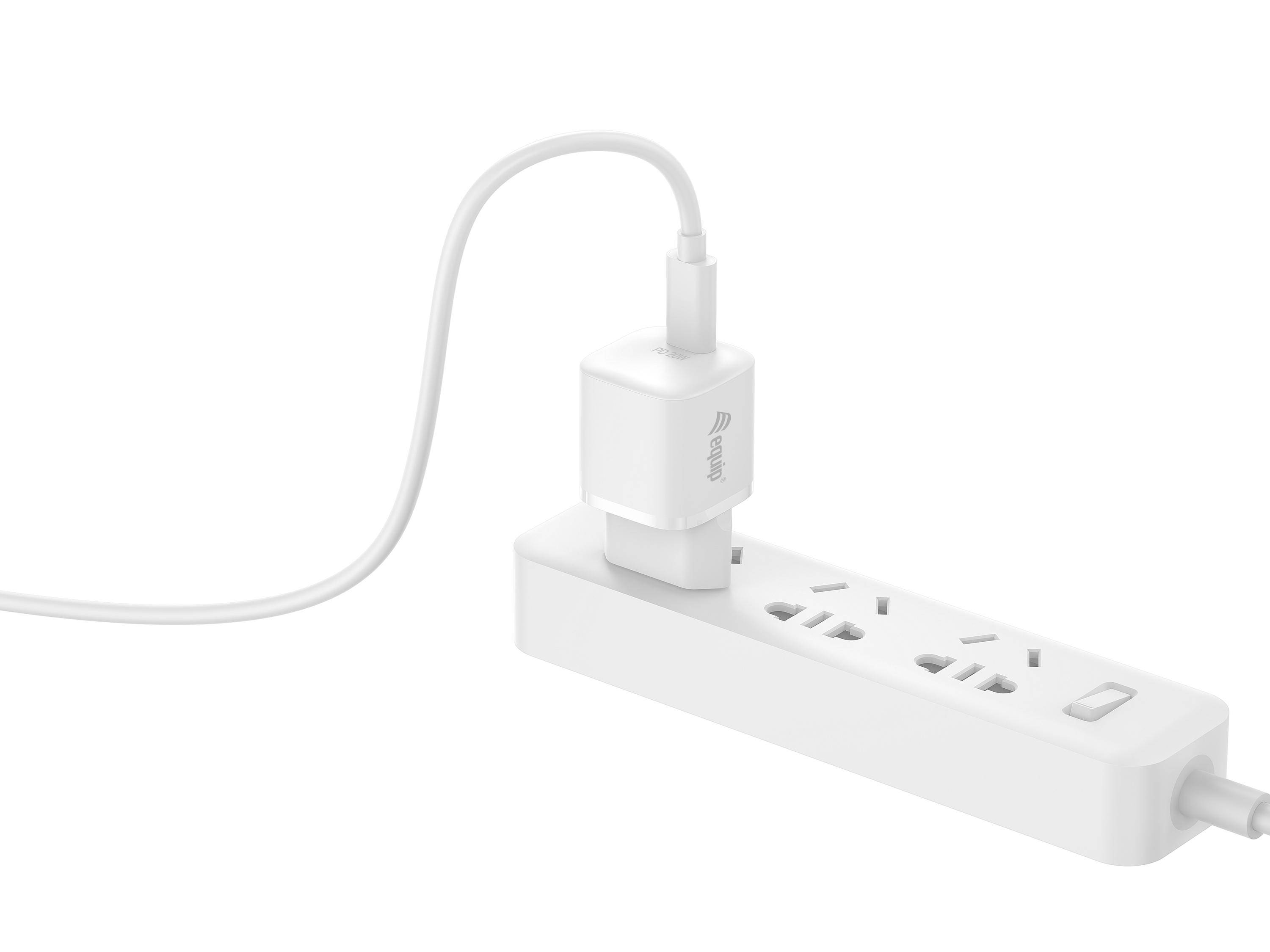 Equip 1-Port 20W USB-C PD-Ladegerät - Indoor - AC - 12 V - Weiß - 12 V - Weiß-2