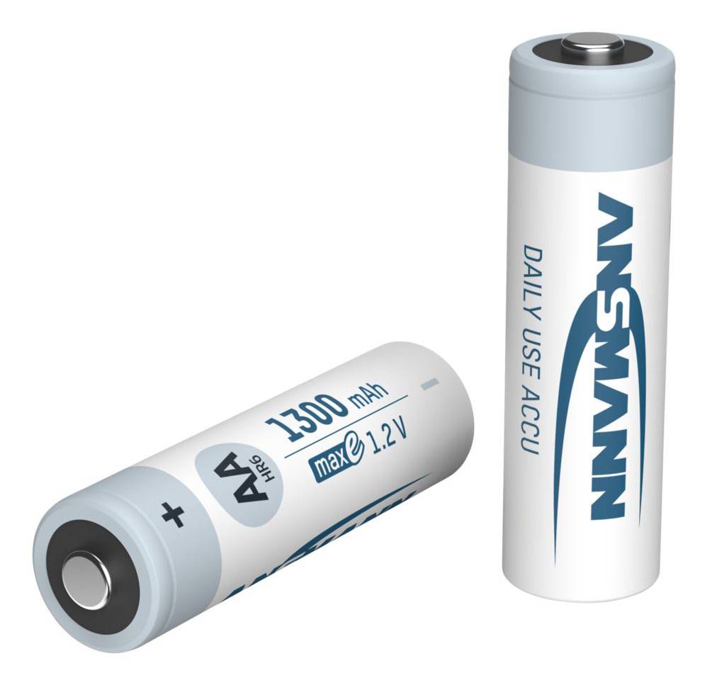 Ansmann Basic II, Nickel-Metallhydrid (NiMH), AA, AAA, Akkus/Batterien enthalten-2