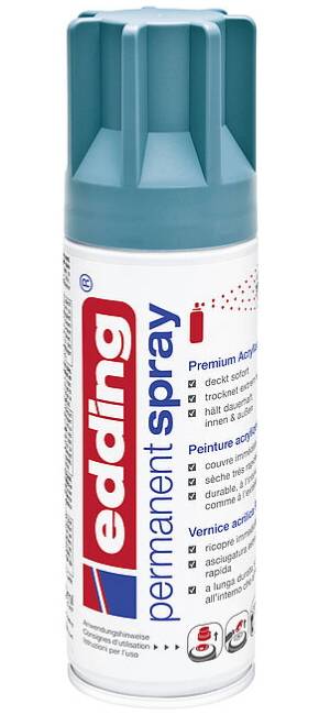 Acryl-Farblack Permanentspray petrol seidenmatt-1