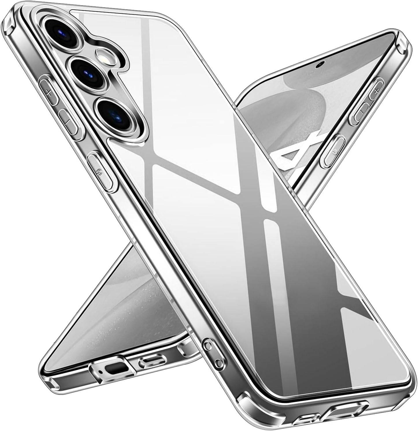 Cadorabo Hülle für Samsung Galaxy S24 Schutz Hülle in Transparent Schutzhülle TPU Silikon Cover Etui Case-0