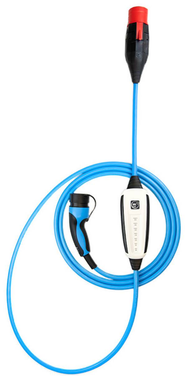 NRGkick Standard, Blau, Typ 2, Typ 2, Schwarz, Abgewinkelt, Gerade