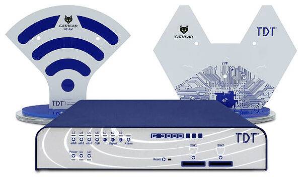 TDT G3000-LW VPN Gateway inkl. LTE Antennen - Gateway - WLAN-0
