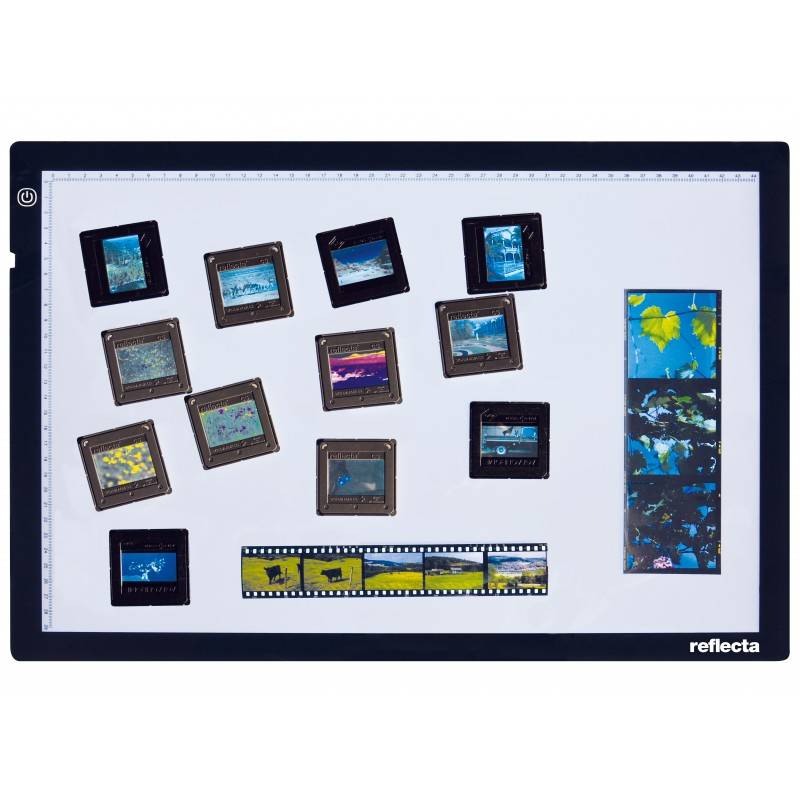 Reflecta LED Light Pad A3 Super Slim, Schwarz, Einzelbilderrahmen, 44 x 29 cm, Rechteckig, LED, Gleichstrom-1