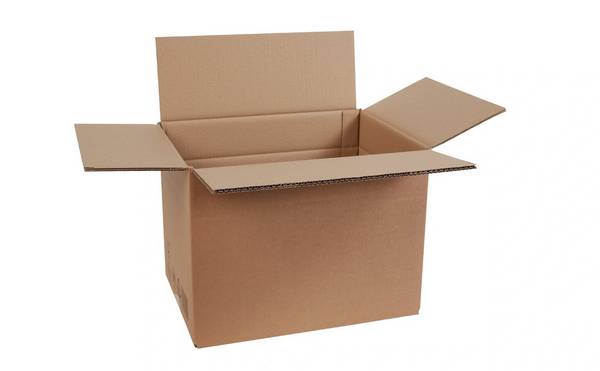 Wellpappfaltkarton FEFCO 0201, 2.30BC braun Riller 200, geeignet für Euro-Karton 1/8, FSC Mix, 28,6 X 38,6 X 27,20 cm