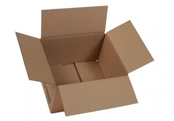 Wellpappfaltkarton FEFCO 0201, 1.20B braun, geeignet für DHL Päckchen M, FSC Mix, 17,0 X 21,5 X 12,00 cm