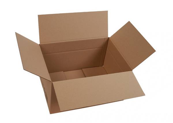 Wellpappfaltkarton FEFCO 0201, 2.30BC braun Riller 150, geeignet für DIN A3+, FSC Mix Credit, 32,5 X 46,0 X 23,00 cm