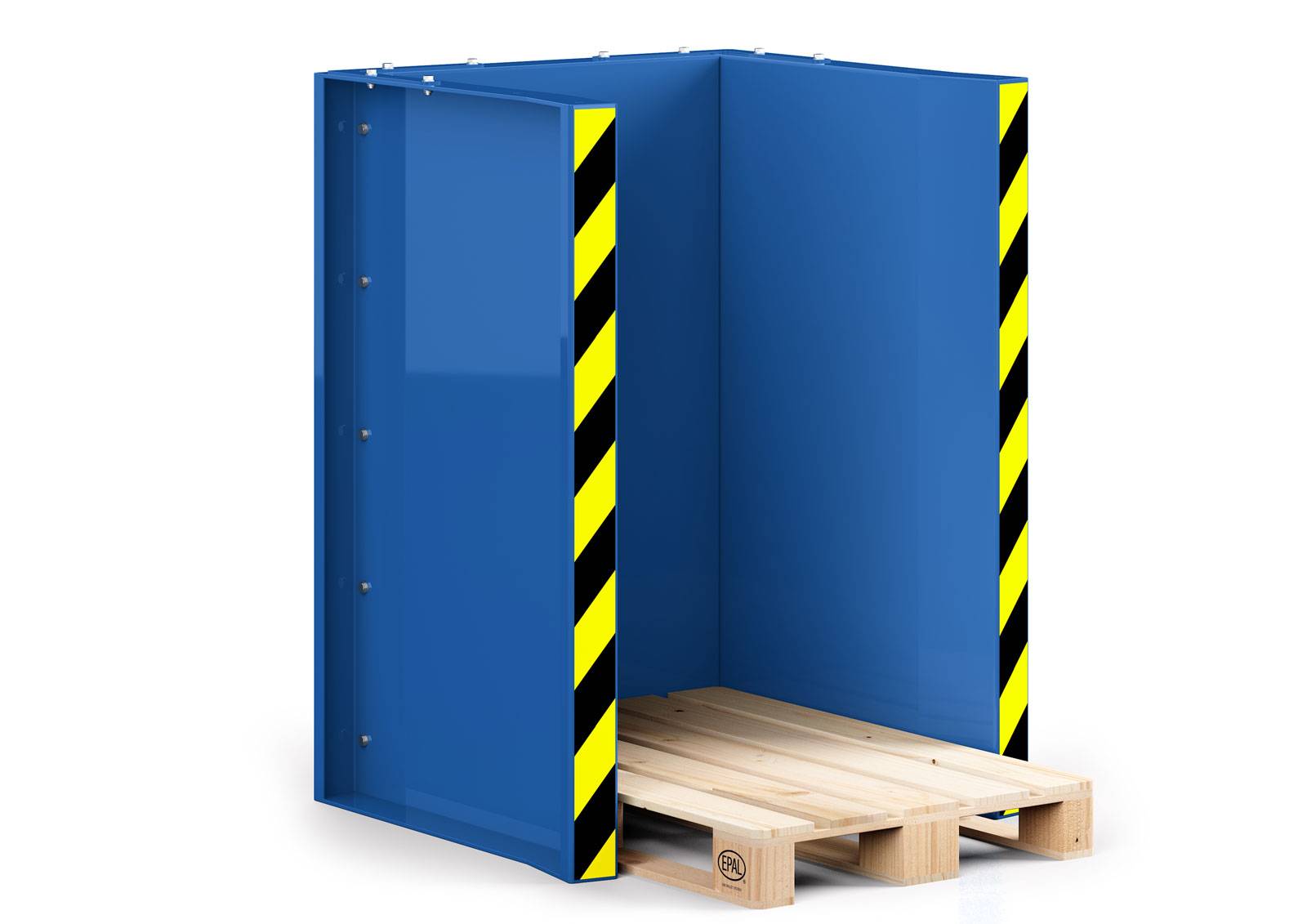 RR Industrietechnik Paletten Stapel Station RPS-10 BxTxH 1020x945x1425 mm RAL 5010 Enzianblau-0