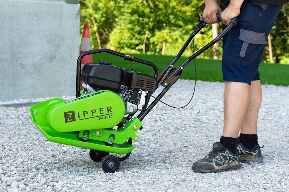 Zipper ZI-RPE60, Rüttelplatte, 13,8 m/min, 150 cm, 3,6 l, 12100 N, Benzin-4
