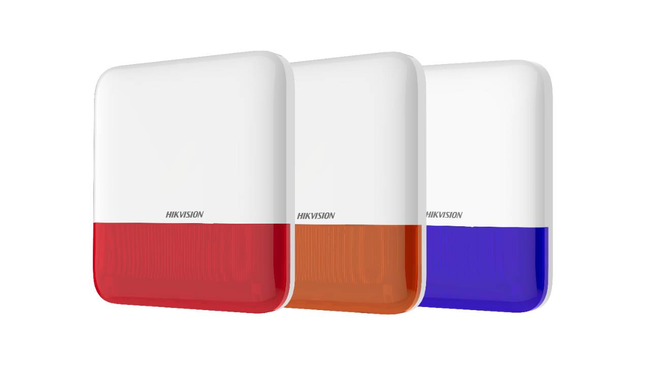 Hikvision DS-PS1-E-WE O-STD Ax Pro Außensirene orange Nur kompatibel mit der Orange-1