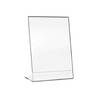 HMF 46932 Acryl Tischaufsteller schräg, DIN A5 Hochformat, Glasklar