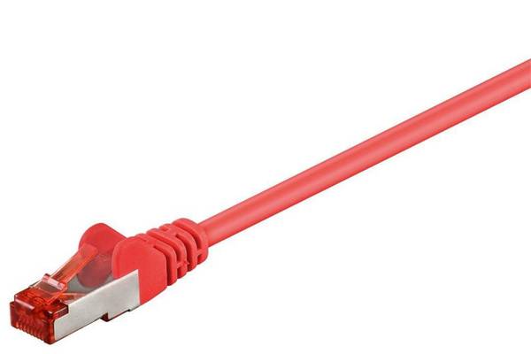 MicroConnect S/FTP CAT6 25m Red LSZH PiMF (Pairs in metal foil) 4x2xAWG 28, CU