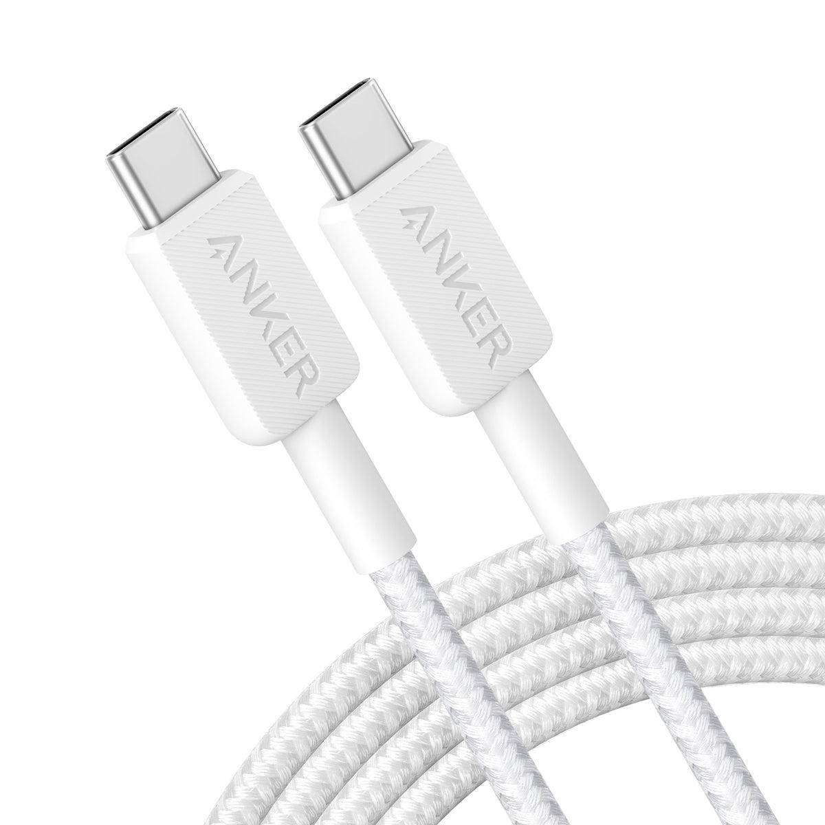 Anker 322 USB-C auf USB-C Kabel 180cm, Weiß A81F6G21-0