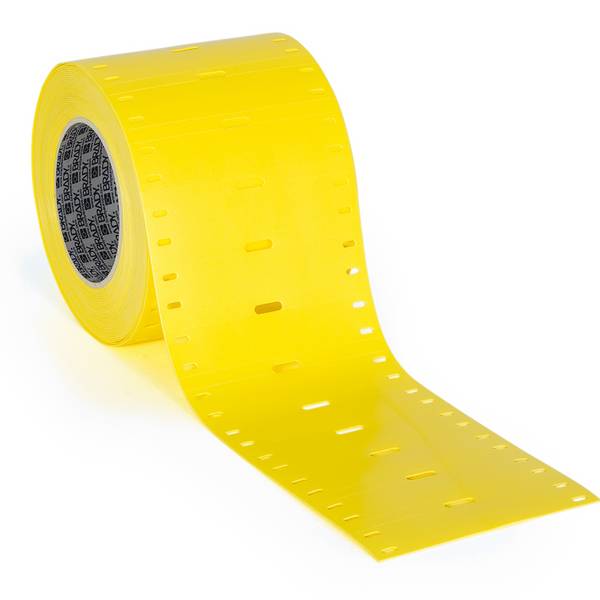 Brady, THT-7515-7643-YL, Heatex Kabel-Schilder, Gelb, 75.00 x 15.00 mm, halogenfrei, 76er Kern (500