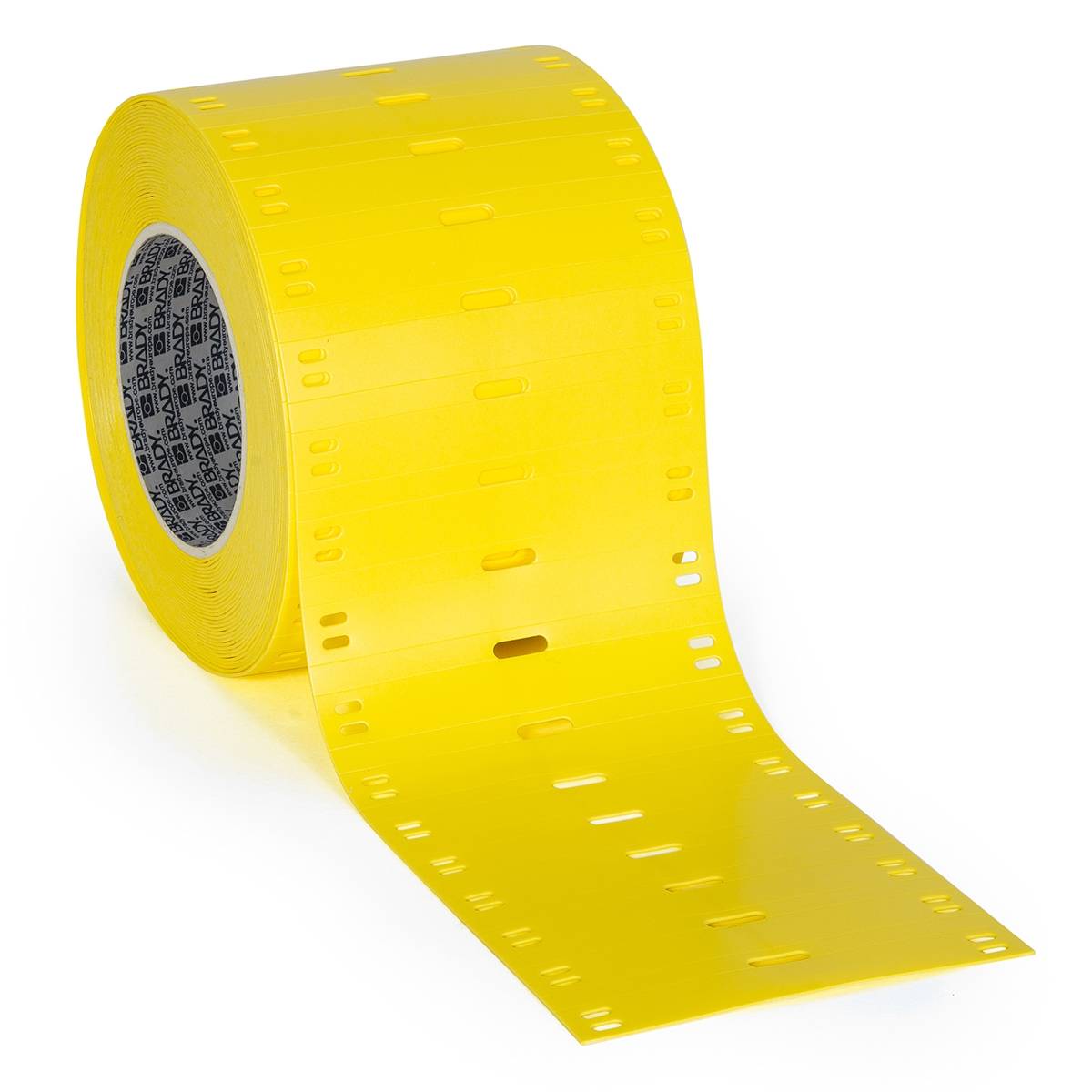 Etiketten aus PE (Polyethylen), 75,0 mm x 10,0 mm, gelb, Brady THT-7510-7643-YL-0
