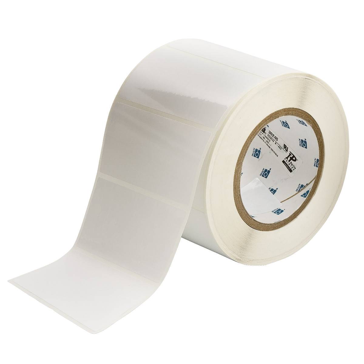 Brady, THT-55-403-1, wasserlösliches Papier, Weiß, matt, 101.60 x 50.80 mm, wiederablösbar (1000-0