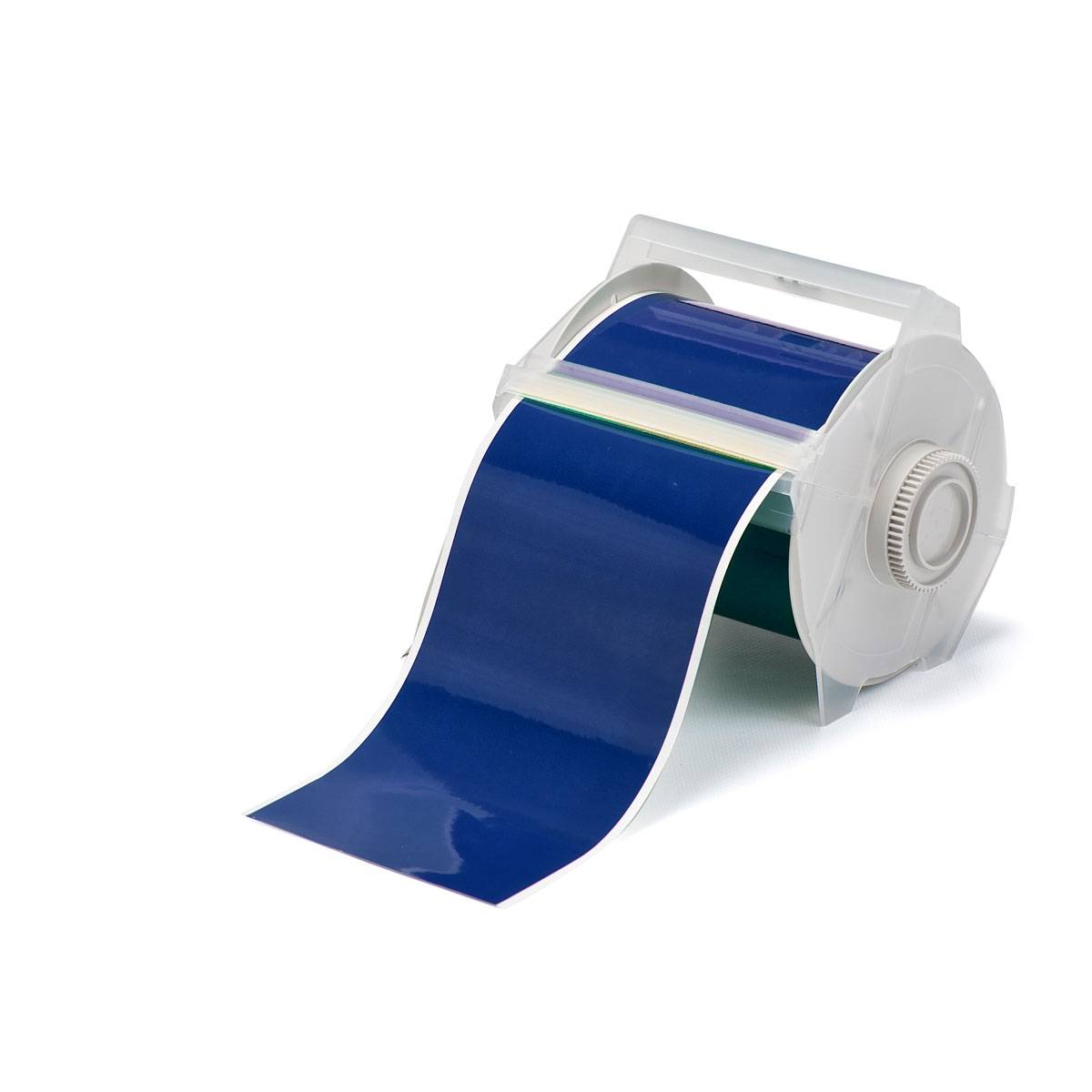 Endlos-Etikett aus Vinyl, 101 mm x 30 m, blau, Brady GM Tape B-7569 Blue 100mm x 30m-0