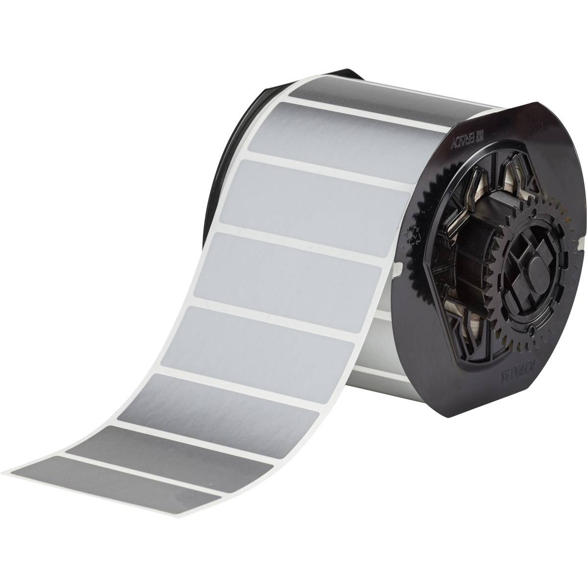 Etiketten aus Polyester, 76,20 mm x 25,4 mm, silber, Brady B33-18-413-0