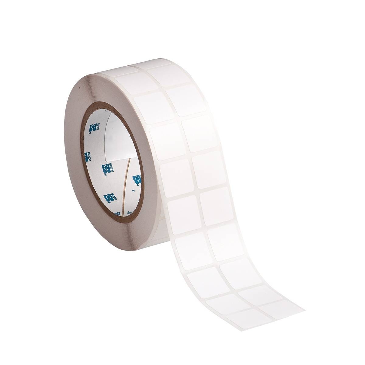 Brady, THT-141-403-3, wasserlösliches Papier, Weiß, matt, 22.86 x 22.86 mm, wiederablösbar, 2-bahnig (3000-0